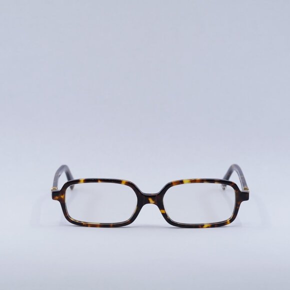 Miu Miu MU11ZS 14L08N Sunglasses Havana Rectangle Frame, Blue light Block Lenses main image 9
